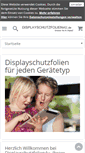Mobile Screenshot of displayschutzfolien4u.de