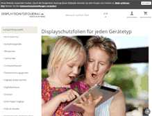 Tablet Screenshot of displayschutzfolien4u.de